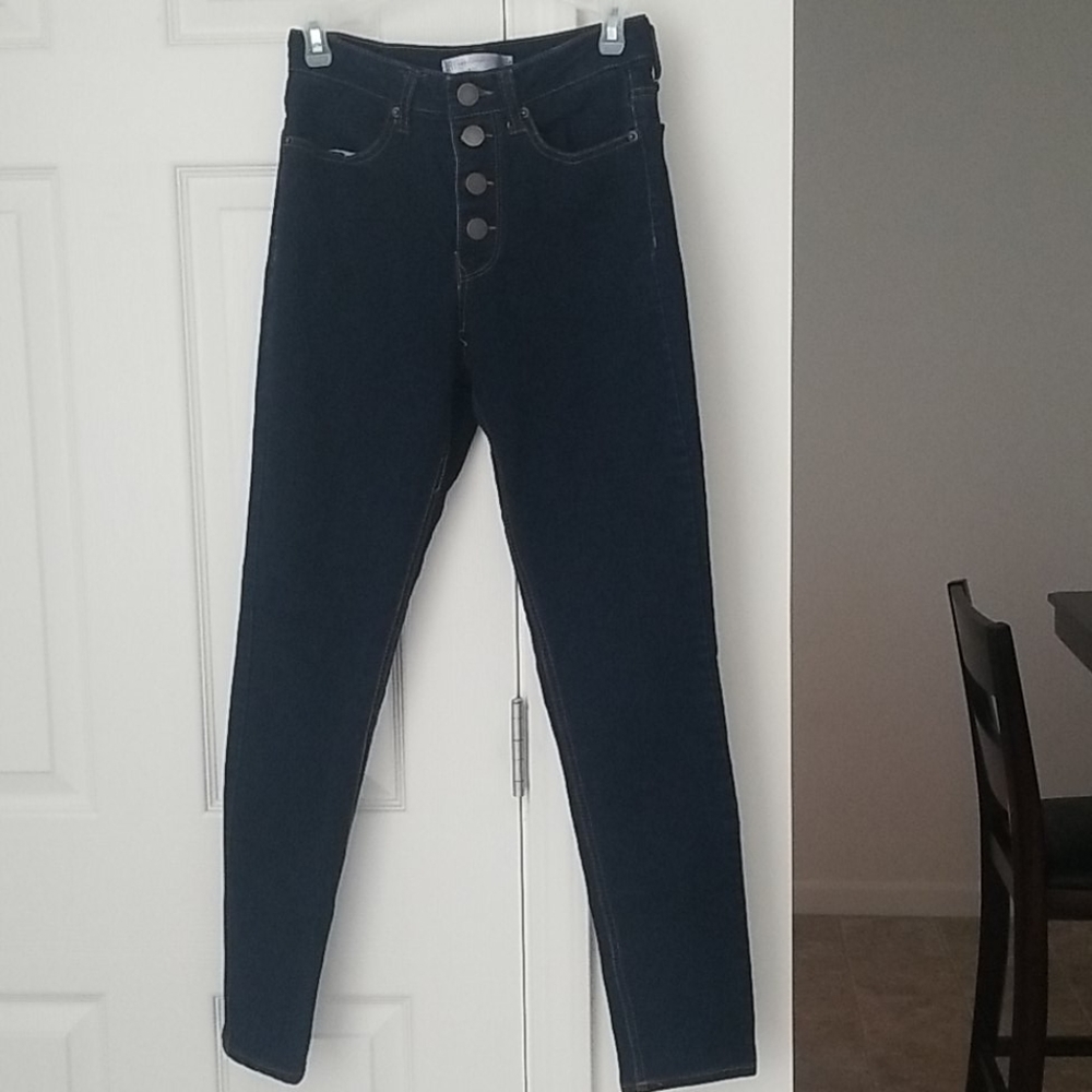 No Boundaries dark wash skinny jeans
